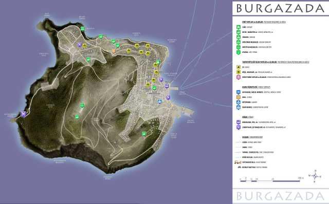 Burgazada Haritası
